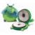 12 capacity Baby Furgle DVD/CD Case - GREEN