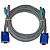 Auto KVM Cable Set PS2 1.8m (All Male to Male)