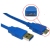USB 3.0 type A to 10 pin micro B 2.0m BLUE