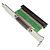 SCSI Int IDC 50 M to Ext Half Pitch DB50 on backplate