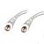 High quality RF aerial plug to plug 10.0m WHITE