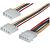 Internal Power Splitter 5.25'' to 2 x 5.25'' 0.2m