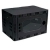 6U wall cabinet with removable sides BLACK