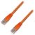 UTP Cat 5e Ethernet Patch Cable 0.5m Orange