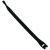 Velcro 200mm long cable ties BLACK - Pack of 10